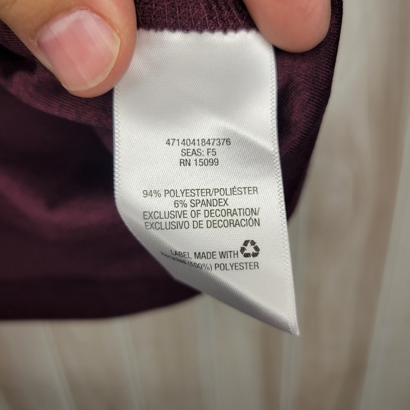 NordicTrack Men’s Long Sleeve Shirts - Blue & Purple, set of 2 - Picture 5 of 11